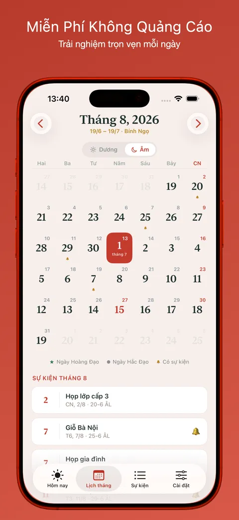 Âm Lịch Việt Nam screenshot 2